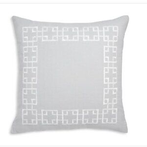Sky Greek Key Decorative Pillow - Exclusive